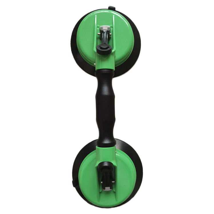 Double switch Aluminum Alloy Plastic Curved Round Glass Suction Plate