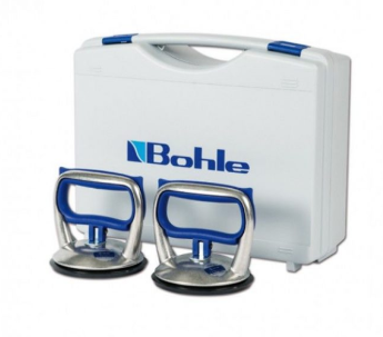 Double cup glass suction cups