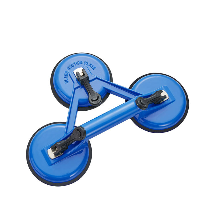 Customized Size Aluminum Plastic 3 Jaw 300 MM flat rubber vacuum Glass screw silicone Suction Cup lifter