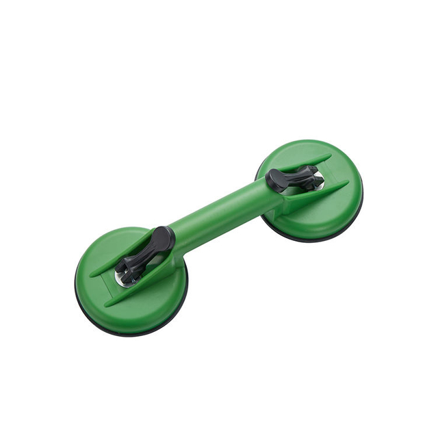 High Quality Professional Handle Operated Tools Aluminum Plastic Move Large Format Tile Double Vacuum Glass Suction Cup