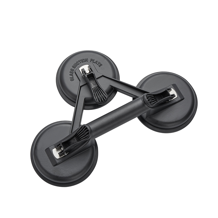 Customized Size Aluminum Plastic 3 Jaw 300 MM flat rubber vacuum Glass screw silicone Suction Cup lifter