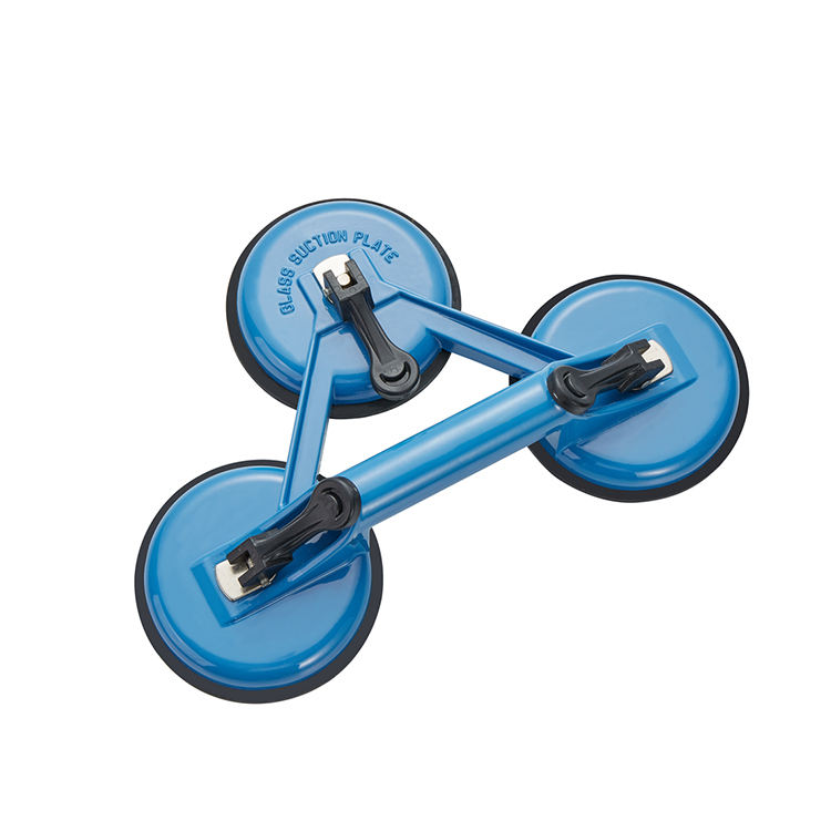 Customized Size Aluminum Plastic 3 Jaw 300 MM flat rubber vacuum Glass screw silicone Suction Cup lifter