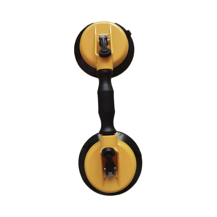 Double switch Aluminum Alloy Plastic Curved Round Glass Suction Plate