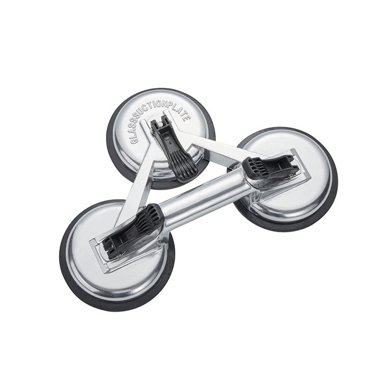Customized Size Aluminum Plastic 3 Jaw 300 MM flat rubber vacuum Glass screw silicone Suction Cup lifter