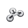 customized color strong loading aluminum three plates tile marble vacuum suction cup remover for glass lifting